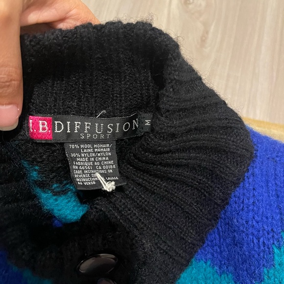 I.B.DIFFUSION SPORT WOOL MOHAIR SIZE M - Picture 5 of 7